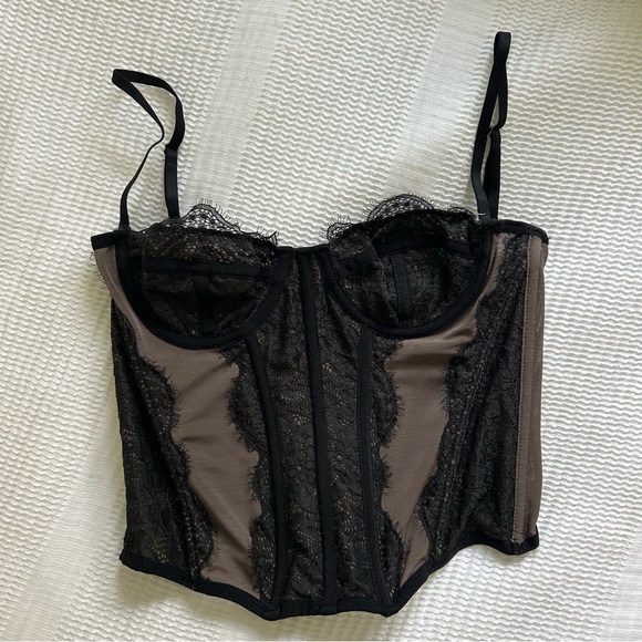 urban outfitters modern love corset top - Picture 1 of 4